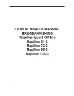 Preview for 165 page of AGFA Rapiline 135-3 User Manual