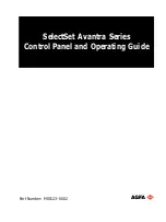 Preview for 1 page of AGFA SelectSet Avantra 20 Operating Manual