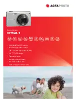 Preview for 1 page of AgfaPhoto OPTIMA 3 Specifications