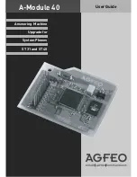 AGFEO A-Module 40 User Manual preview