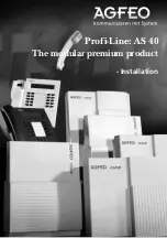 AGFEO Profi AS 40 Installation Manual preview