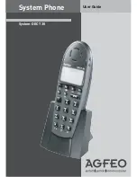 AGFEO System DECT 30 User Manual предпросмотр