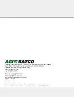 Предварительный просмотр 76 страницы AGI Batco 1500 SA Series Operator'S Manual