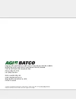 Предварительный просмотр 66 страницы AGI BATCO 1800 Series Assembly Manual