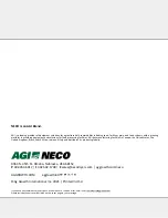 Предварительный просмотр 122 страницы AGI NECO D16106 Assembly Manual