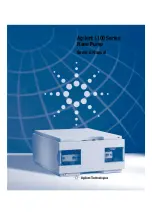 Предварительный просмотр 1 страницы Agilent Technologies 1100 Series Service Manual