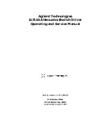 Предварительный просмотр 1 страницы Agilent Technologies 11713A Operating And Service Manual