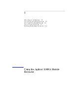 Предварительный просмотр 9 страницы Agilent Technologies 11898A User Manual