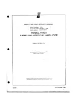 Preview for 2 page of Agilent Technologies 1410A Operating And Service Manual