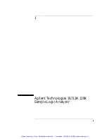 Предварительный просмотр 10 страницы Agilent Technologies 16712A Help Manual