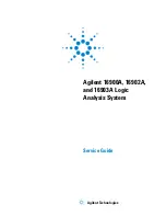 Предварительный просмотр 1 страницы Agilent Technologies 16900A Service Manual