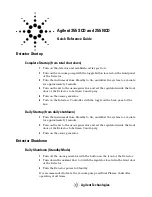 Preview for 1 page of Agilent Technologies 255 NCD Quick Reference Manual