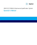 Agilent Technologies 280-DS Operator'S Manual preview