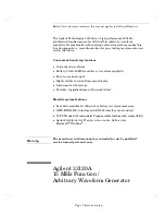 Preview for 3 page of Agilent Technologies 33120A Service Manual