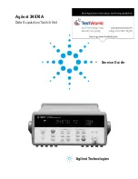 Preview for 1 page of Agilent Technologies 34970A Service Manual