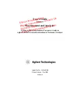 Agilent Technologies 4156b User Manual предпросмотр