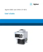 Agilent Technologies 5800 ICP-OES User Manual preview