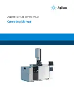 Предварительный просмотр 1 страницы Agilent Technologies 5977B CI MSD Operating Manual