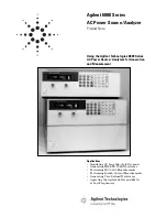 Предварительный просмотр 1 страницы Agilent Technologies 6800 Series Product Note