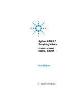 Agilent Technologies 6850 GC Install Manual preview