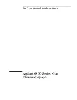 Agilent Technologies 6890 Series Site Preparation And Installation Manual preview