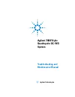 Agilent Technologies 7000 Triple Quadrupole GC/MS Maintenance Manual предпросмотр