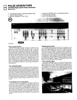 Agilent Technologies 8131A Specifications preview