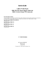 Agilent Technologies 8360 L Series Service Manual preview