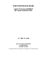 Agilent Technologies 85032B User'S And Service Manual предпросмотр