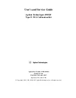 Agilent Technologies 85032F User'S And Service Manual предпросмотр