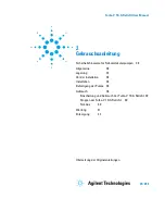 Preview for 29 page of Agilent Technologies 8698961R001 User Manual