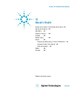 Preview for 183 page of Agilent Technologies 8698961R001 User Manual