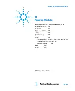 Preview for 197 page of Agilent Technologies 8698961R001 User Manual