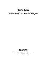 Предварительный просмотр 5 страницы Agilent Technologies 8719D User Manual