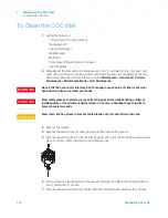 Предварительный просмотр 114 страницы Agilent Technologies 8890 Maintaining Manual