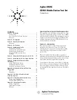 Предварительный просмотр 1 страницы Agilent Technologies 8924C Product Notes