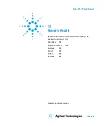 Предварительный просмотр 155 страницы Agilent Technologies 9698905 User Manual