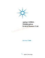 Предварительный просмотр 3 страницы Agilent Technologies Agilent 34980A Service Manual