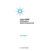 Предварительный просмотр 1 страницы Agilent Technologies Agilent 34980A User Manual