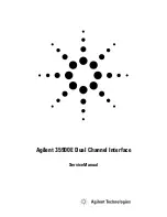 Preview for 1 page of Agilent Technologies Agilent 35900E Service Manual