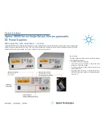 Agilent Technologies Agilent U8000 Series Specifications preview