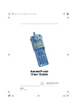 Предварительный просмотр 1 страницы Agilent Technologies AuroraPresto User Manual