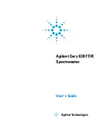 Agilent Technologies Cary 630 FTIR User Manual предпросмотр