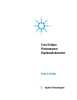 Preview for 1 page of Agilent Technologies Cary Eclipse User Manual