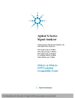 Предварительный просмотр 2 страницы Agilent Technologies CXA N9000A User Manual