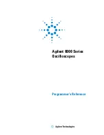 Agilent Technologies DSO6014A/L Programmer'S Reference Manual предпросмотр