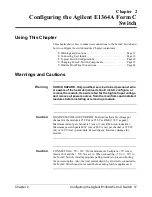 Предварительный просмотр 19 страницы Agilent Technologies E1364A User Manual