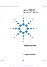 Предварительный просмотр 2 страницы Agilent Technologies E1852B Operating Manual