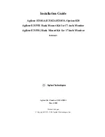 Preview for 1 page of Agilent Technologies E3101A Installation Manual