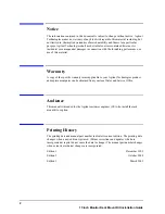 Preview for 2 page of Agilent Technologies E3101A Installation Manual